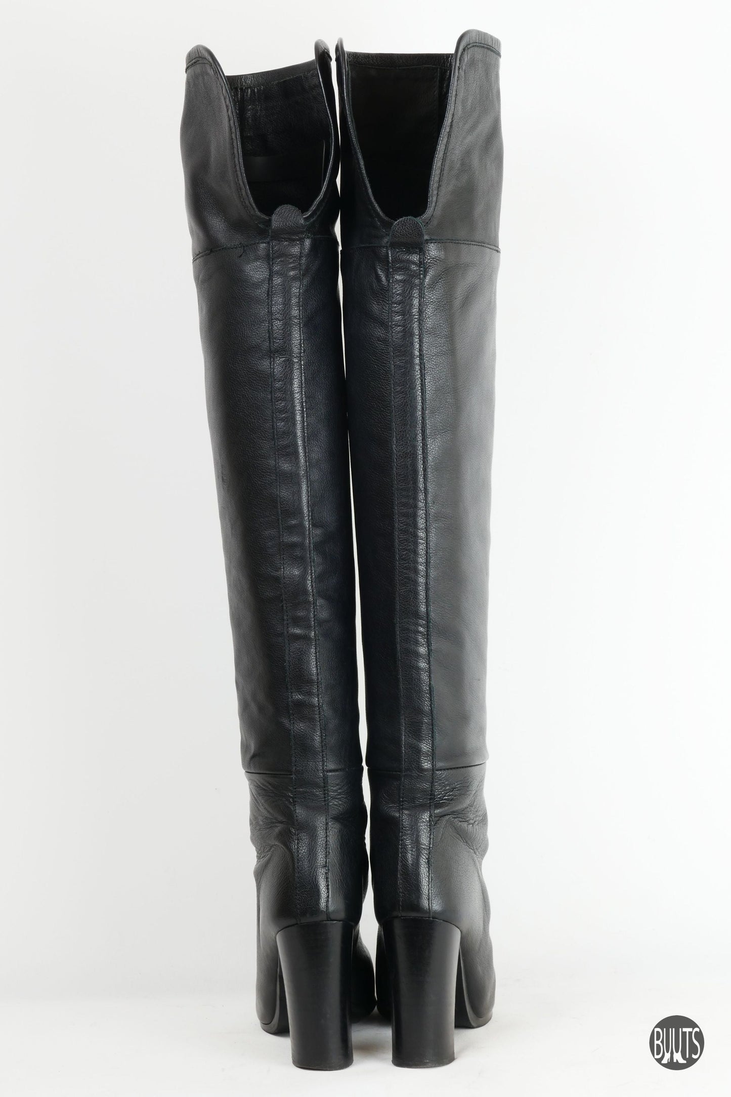 BUUTS Zara Overknees Leder schwarz 221014-4
