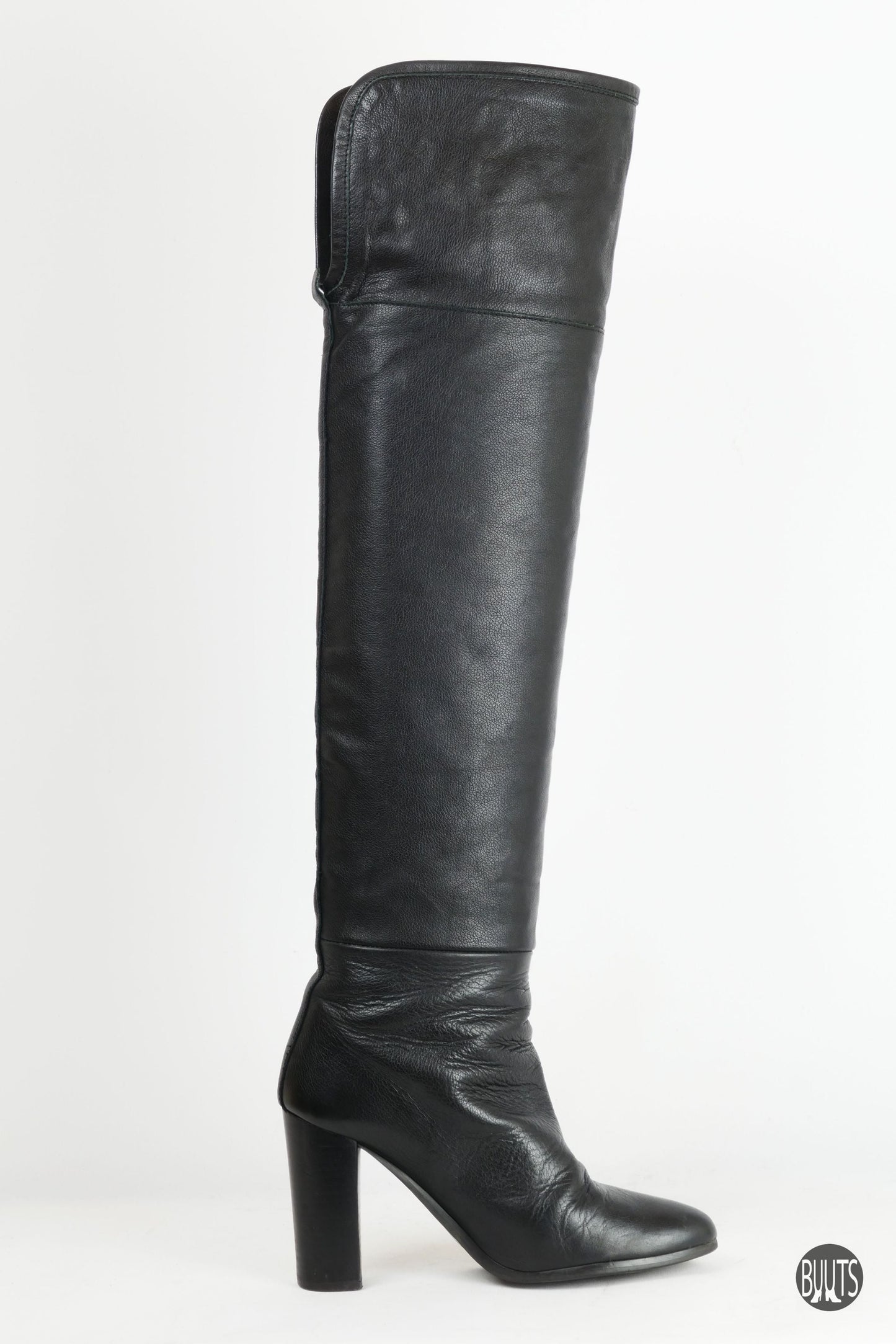 BUUTS Zara Overknees Leder schwarz 221014-6