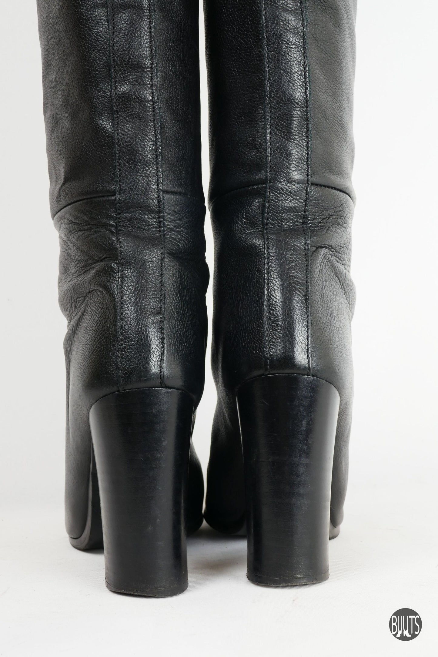 BUUTS Zara Overknees Leder schwarz 221014-7