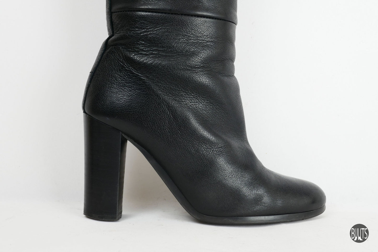 BUUTS Zara Overknees Leder schwarz 221014-9