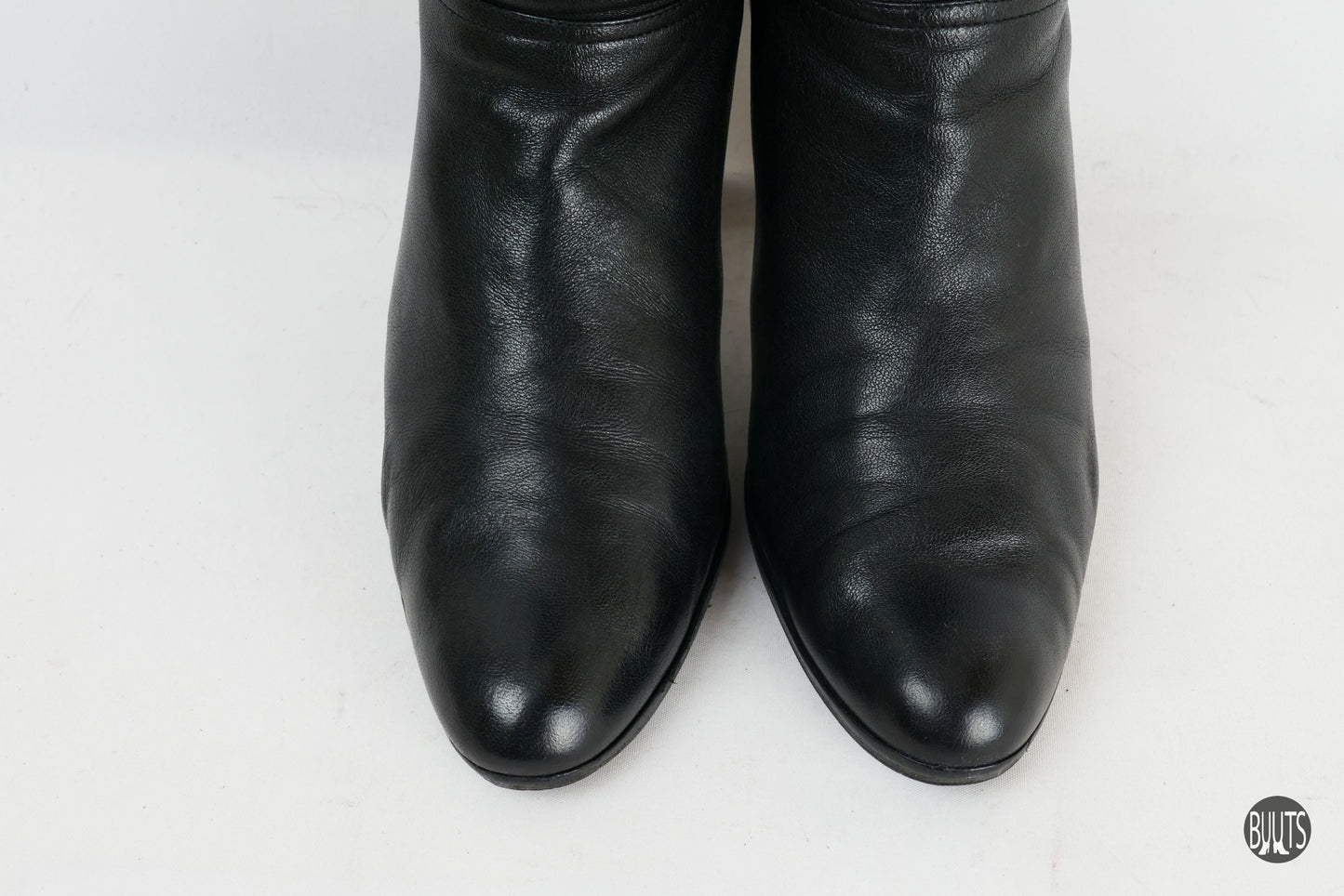 BUUTS Jimmy Choo Overknees Leder schwarz 221019-8