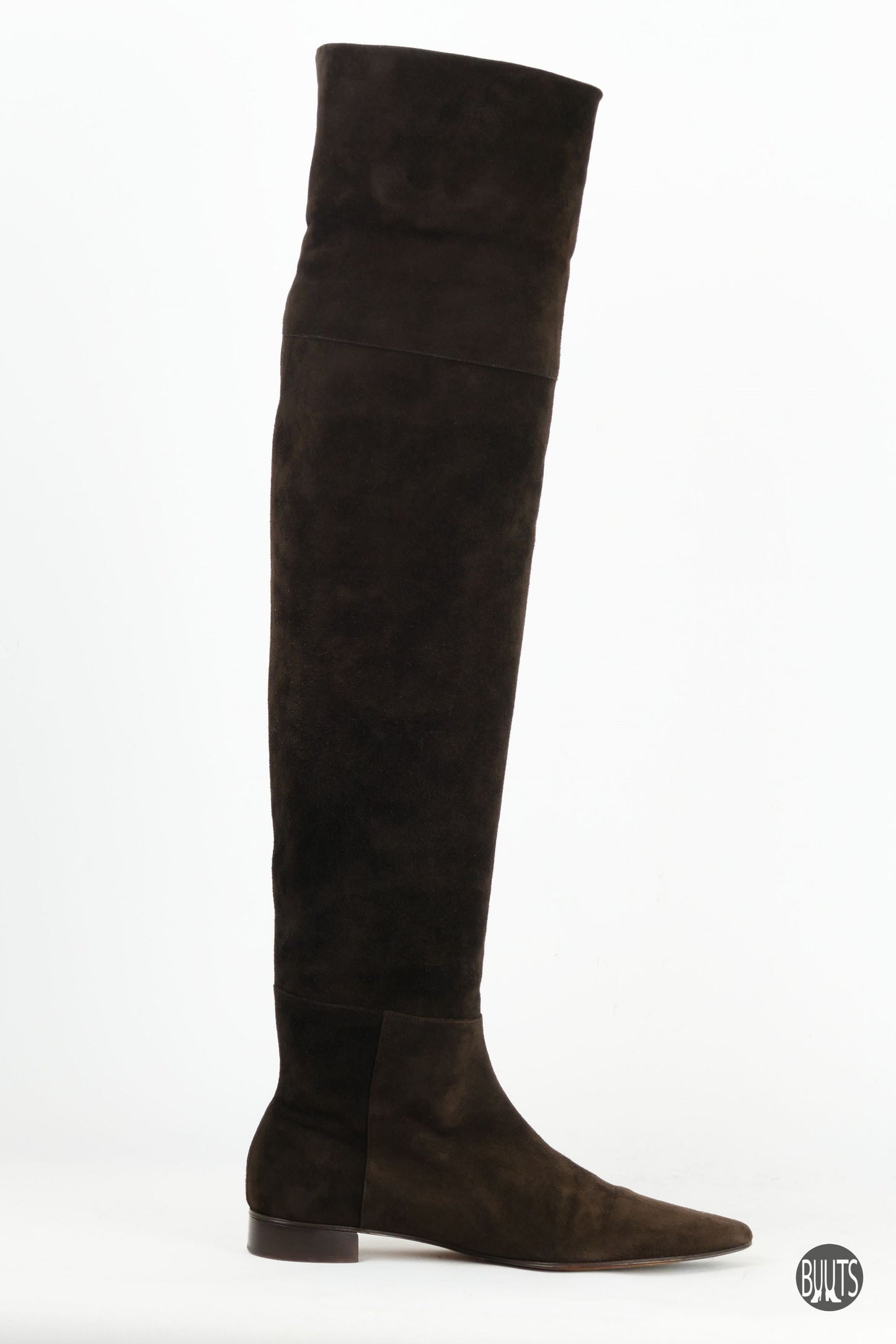 BUUTS Unützer Overknees Wildleder dunkelbraun 221034-3
