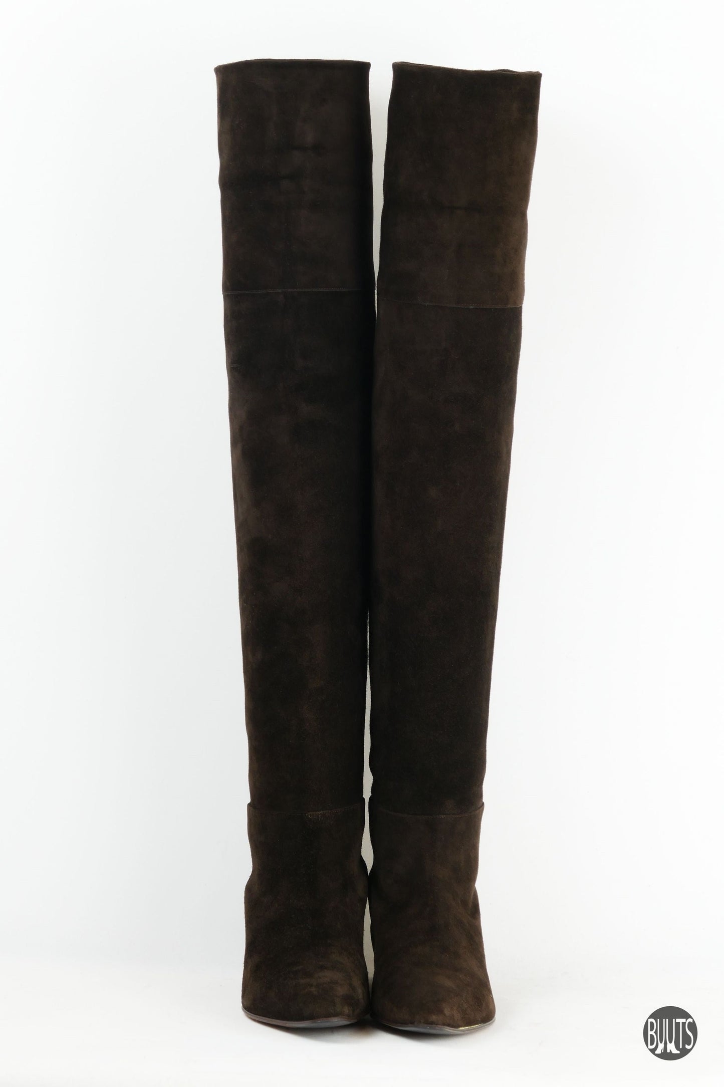 BUUTS Unützer Overknees Wildleder dunkelbraun 221034-5