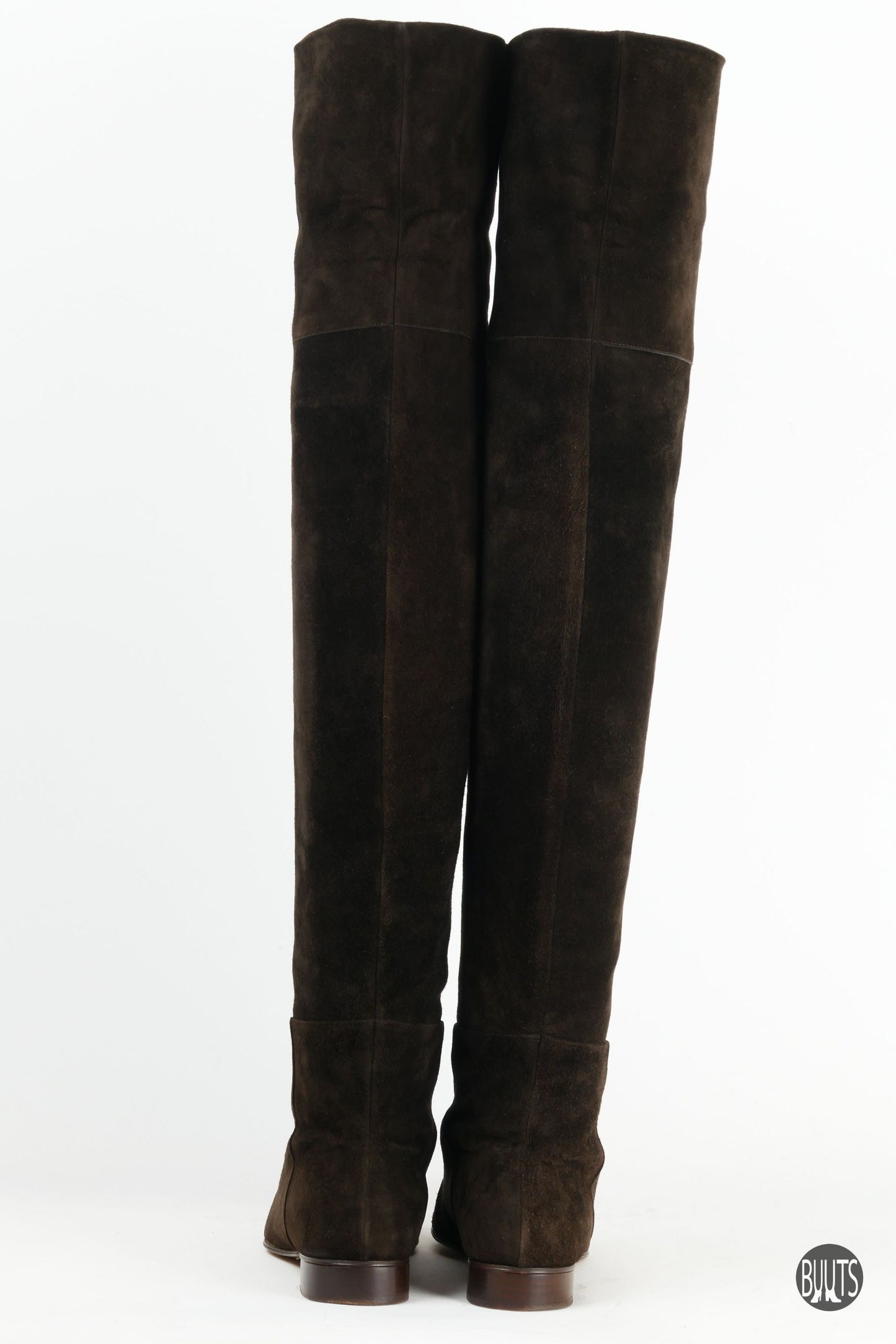 BUUTS Unützer Overknees Wildleder dunkelbraun 221034-6