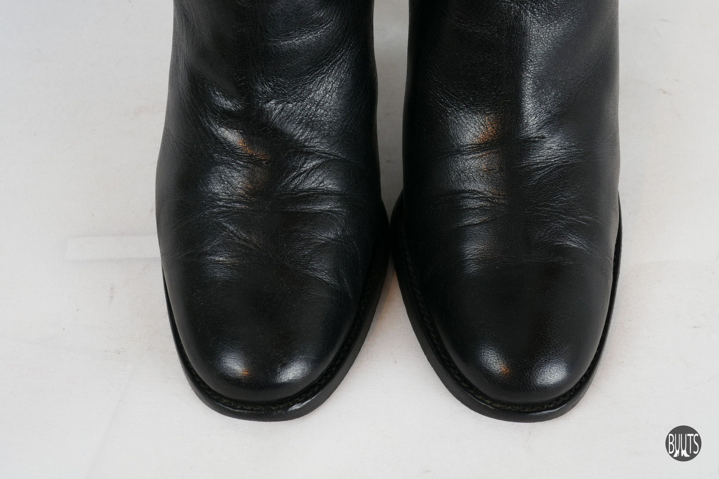 BUUTS Ralph Lauren Overknees Leder schwarz 221039-10