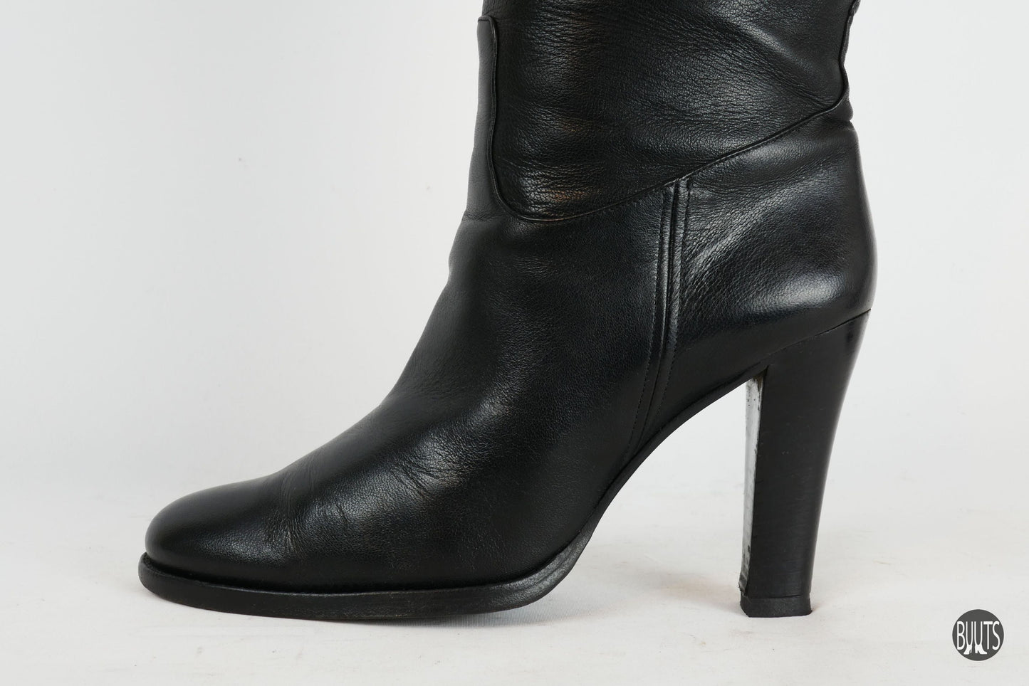 BUUTS Ralph Lauren Overknees Leder schwarz 221039-11