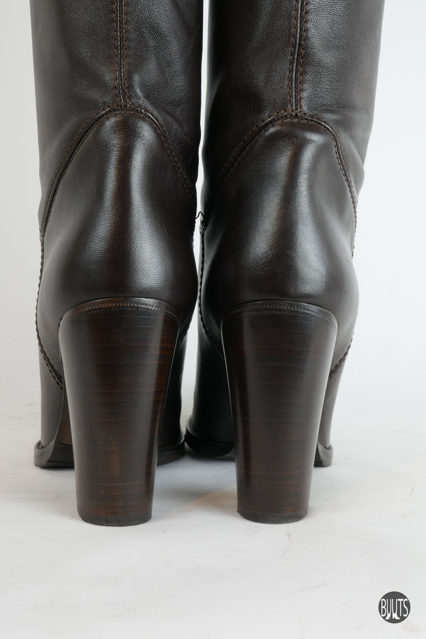BUUTS L'Autre Chose Hohe Stiefel Leder dunkelbraun 222003-7