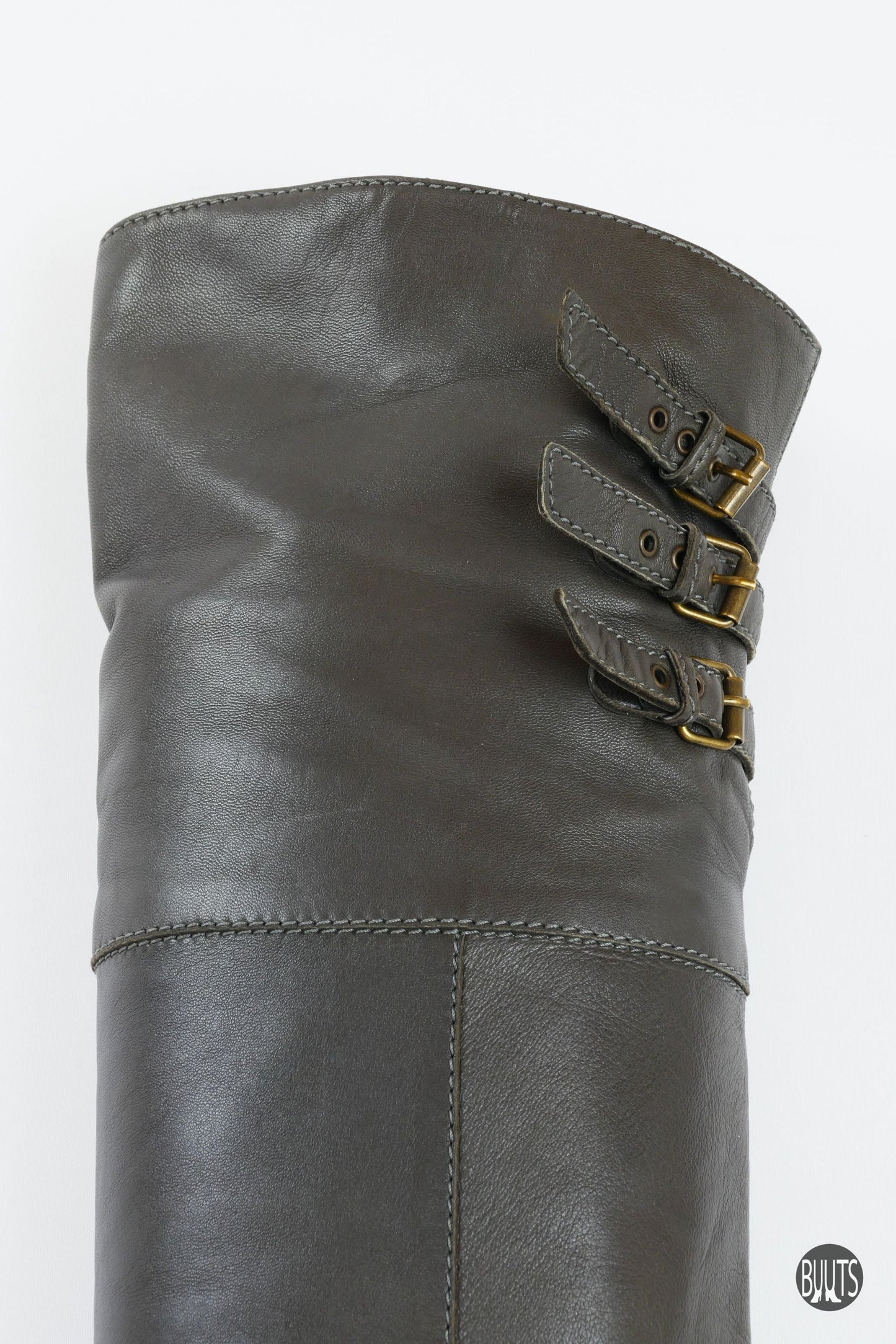 BUUTS L'Autre Chose Overknees Leder grau 222004-10