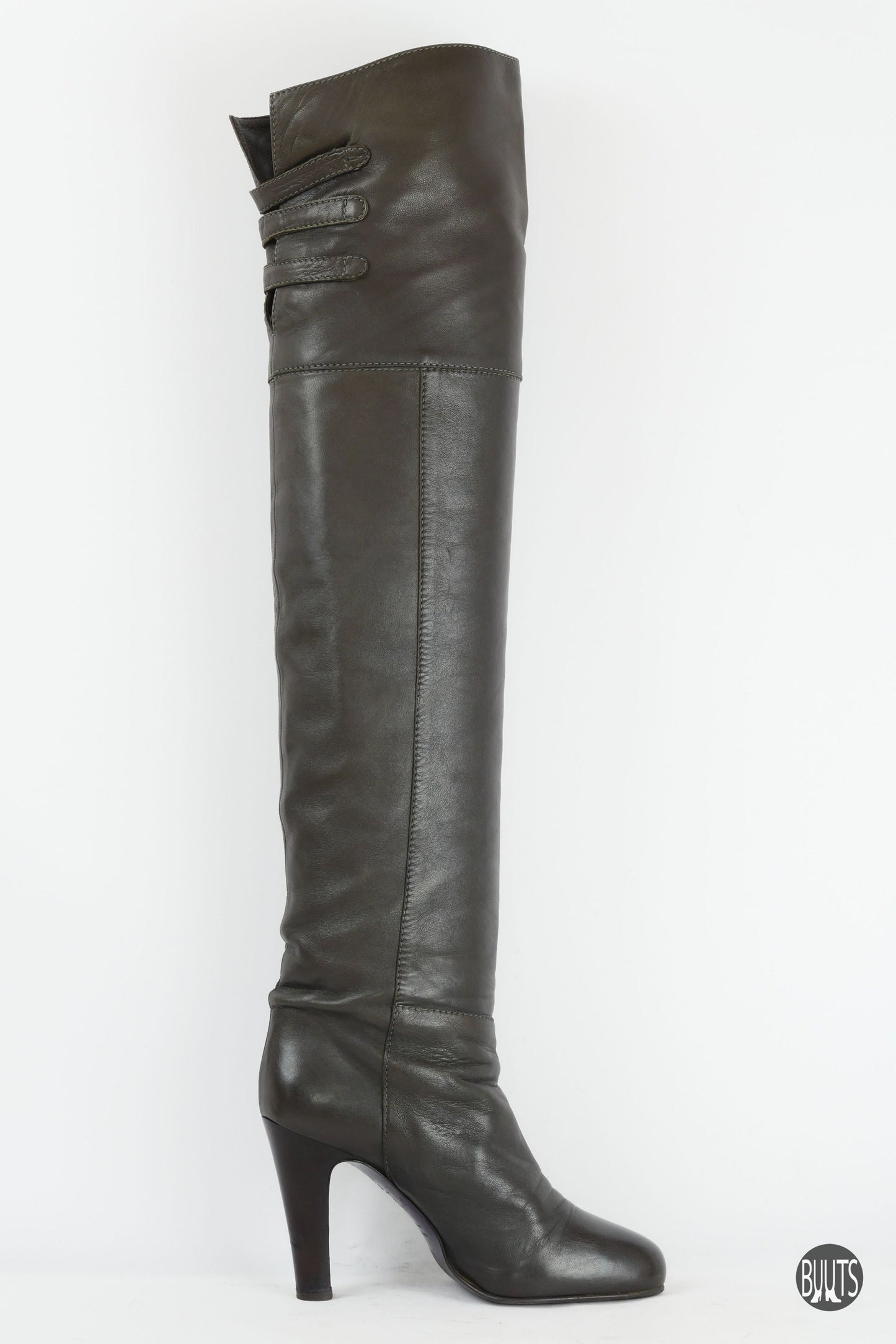 BUUTS L'Autre Chose Overknees Leder grau 222004-6
