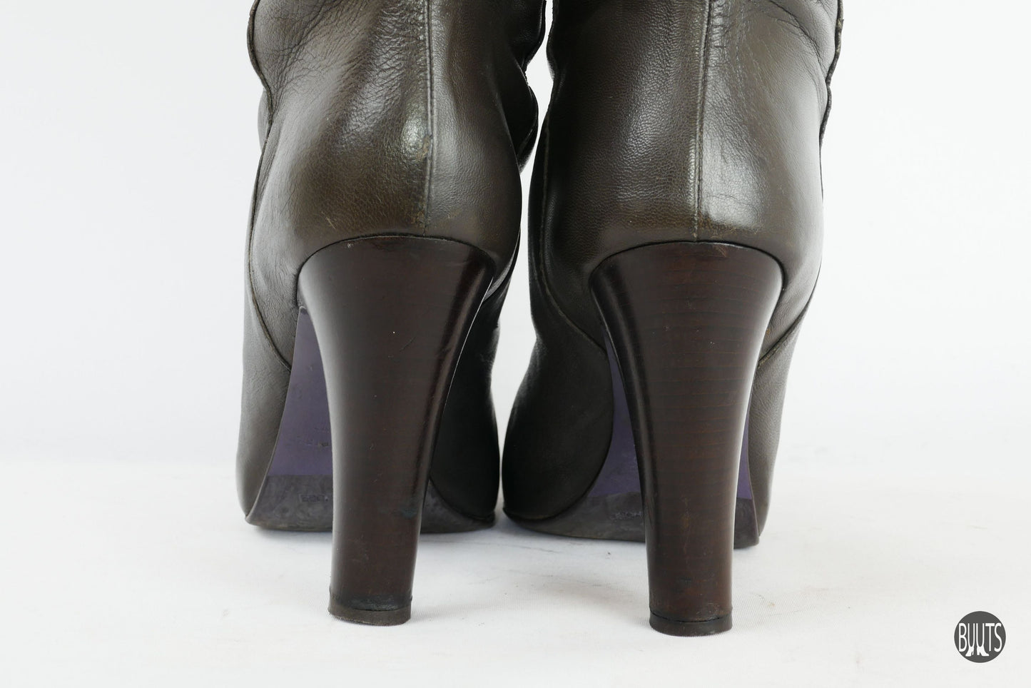 BUUTS L'Autre Chose Overknees Leder grau 222004-8