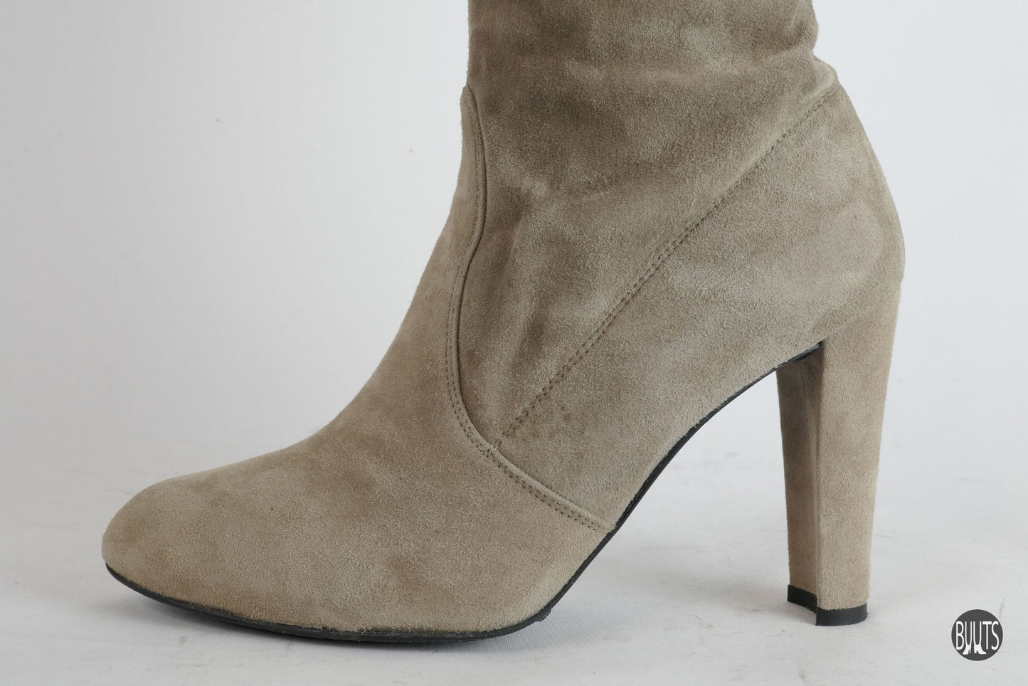 BUUTS Stuart Weitzmann Overknees Wildleder grau 222010-10