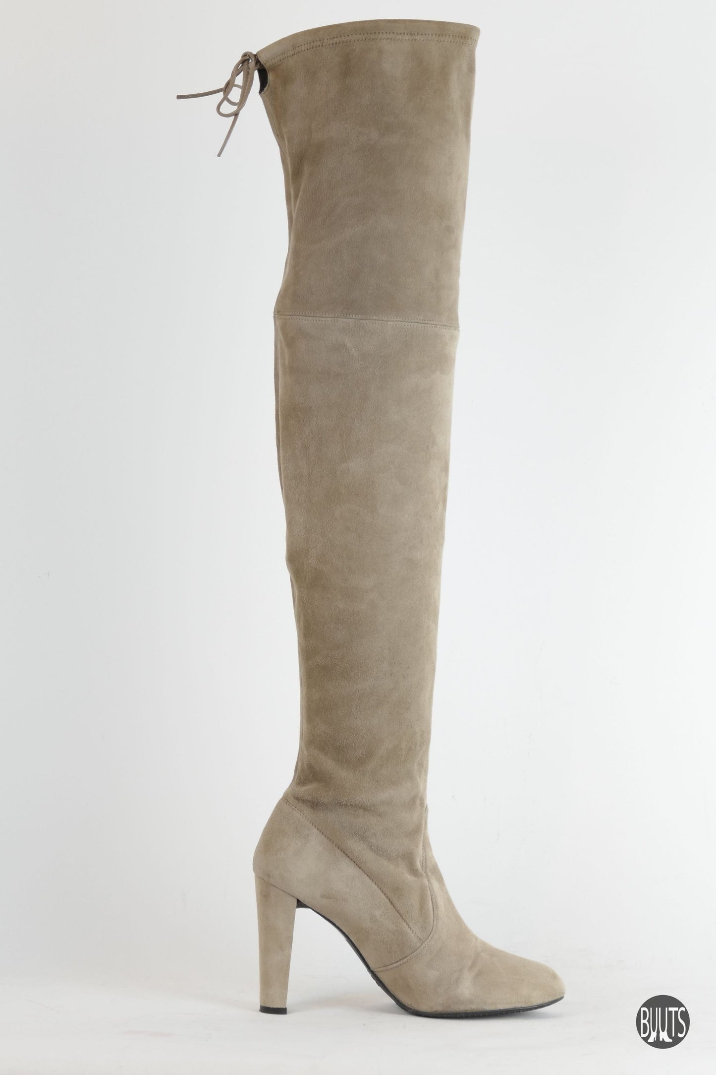 BUUTS Stuart Weitzmann Overknees Wildleder grau 222010-3