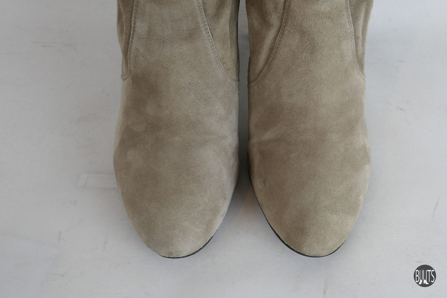 BUUTS Stuart Weitzmann Overknees Wildleder grau 222010-9