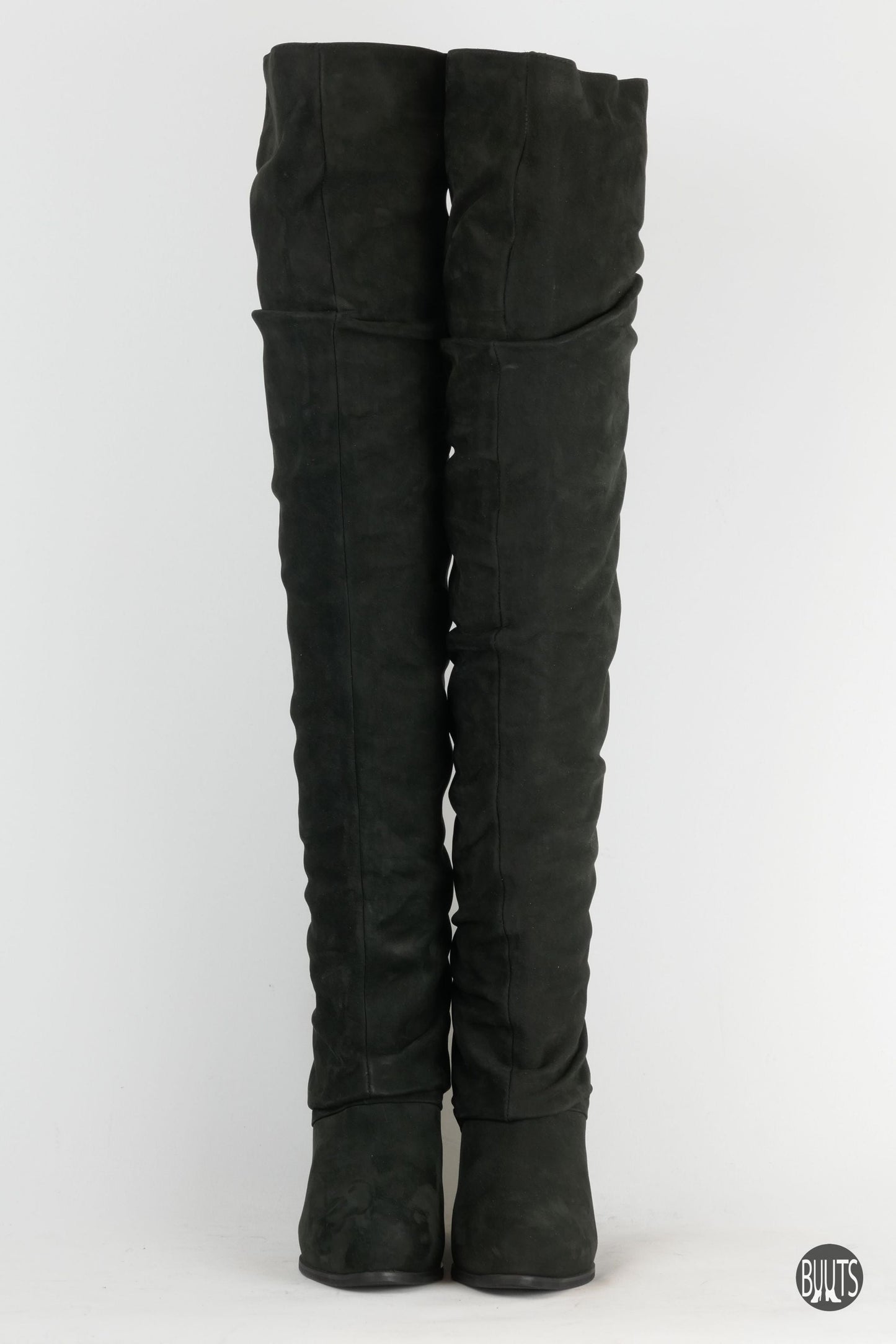 BUUTS Twin Set Overknees Wildleder schwarz 222020-5