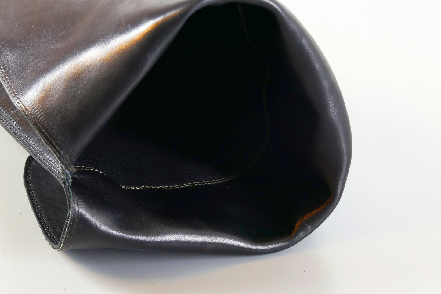 BUUTS Sergio Rossi Hohe Stiefel Leder schwarz 222027-11