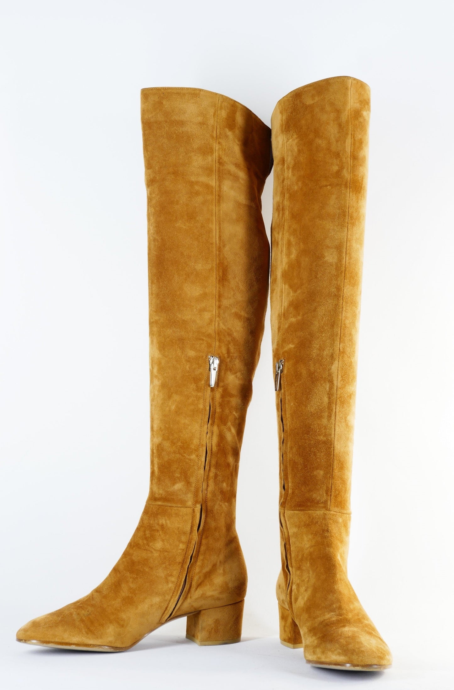 BUUTS Gianvito Rossi Overknees Wildleder cognac 222029-3