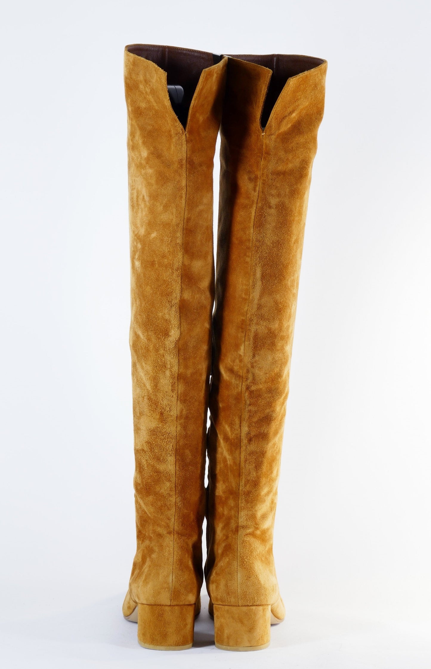 BUUTS Gianvito Rossi Overknees Wildleder cognac 222029-5