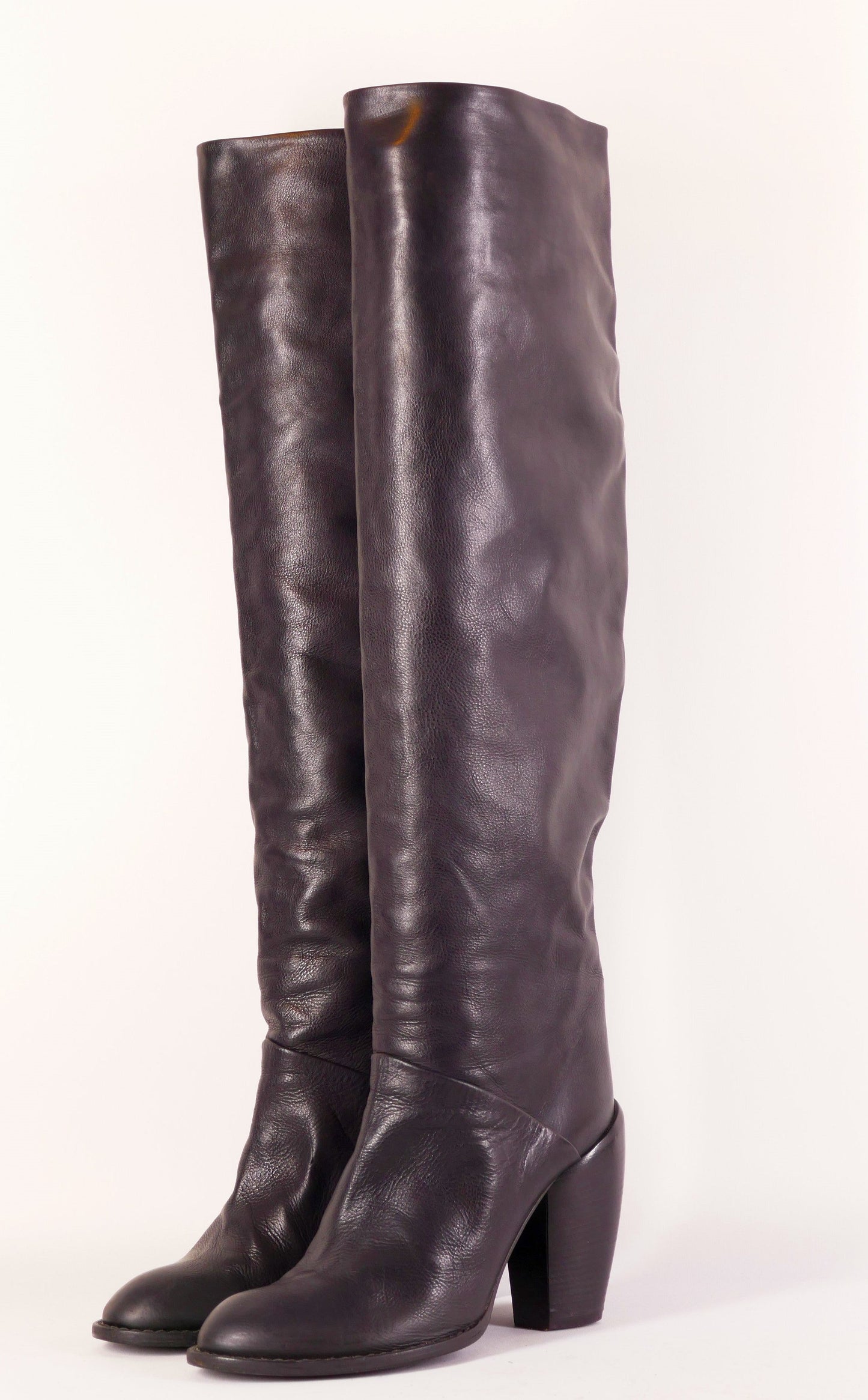 BUUTS Baldinini Hohe Stiefel Leder schwarz 222031-2