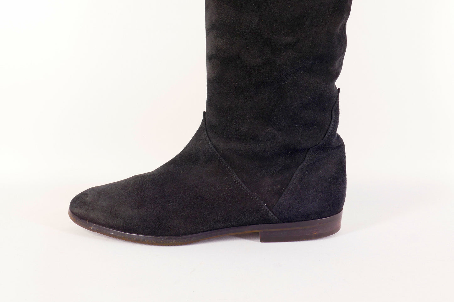 BUUTS Caravelle Vintage-Stiefel Wildleder schwarz 222032-11