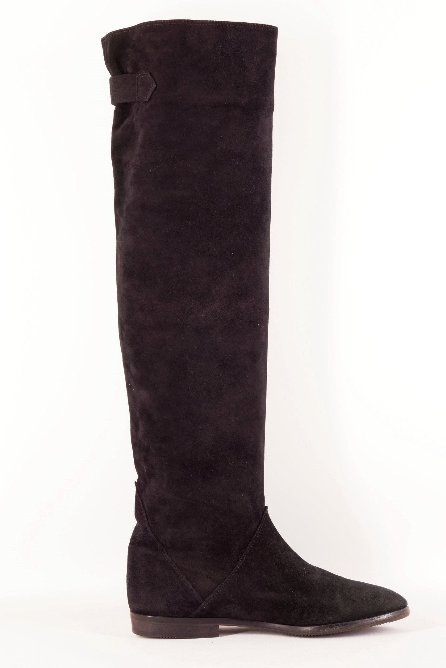 BUUTS Caravelle Vintage-Stiefel Wildleder schwarz 222032-3