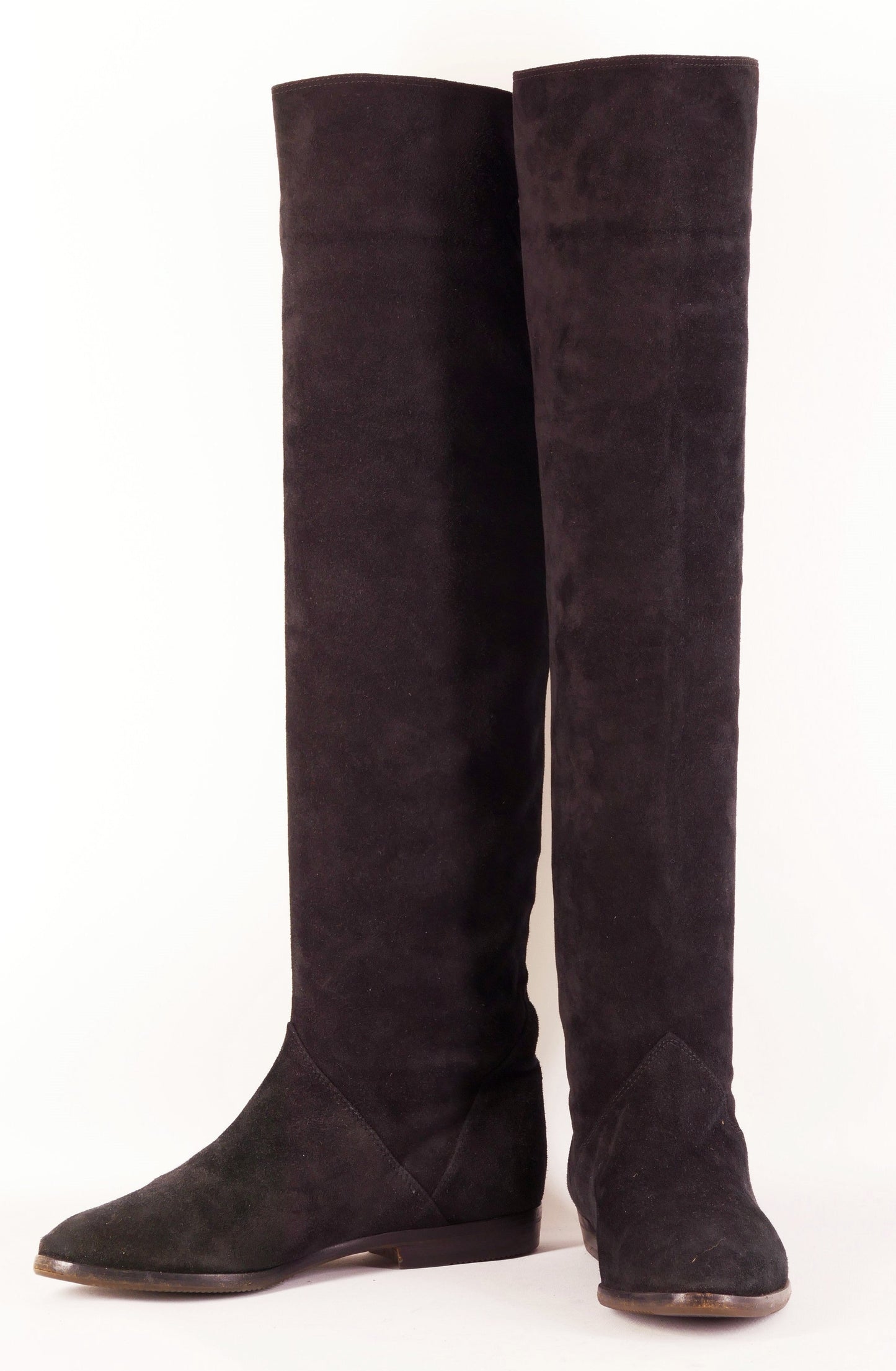 BUUTS Caravelle Vintage-Stiefel Wildleder schwarz 222032-4