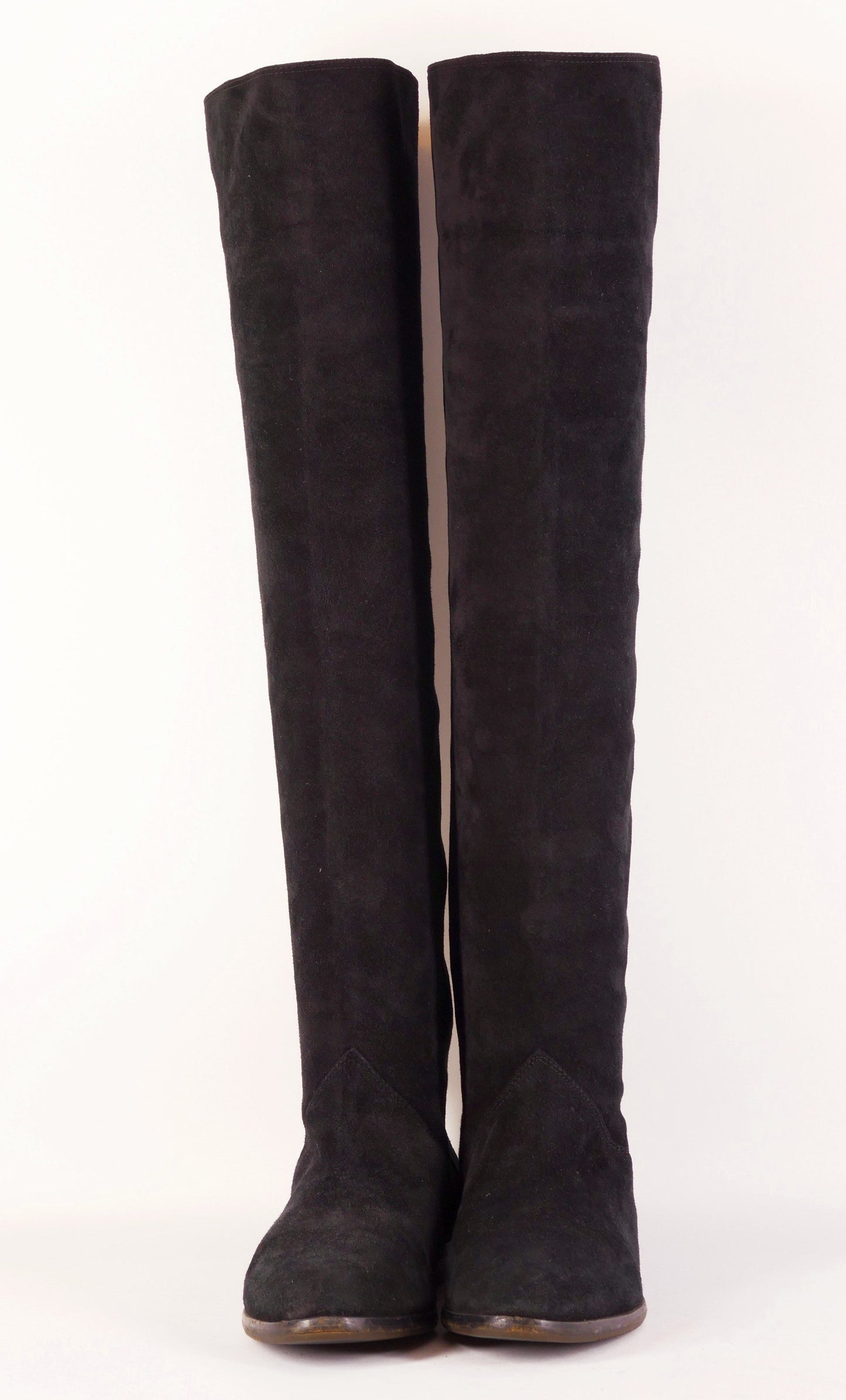 BUUTS Caravelle Vintage-Stiefel Wildleder schwarz 222032-6