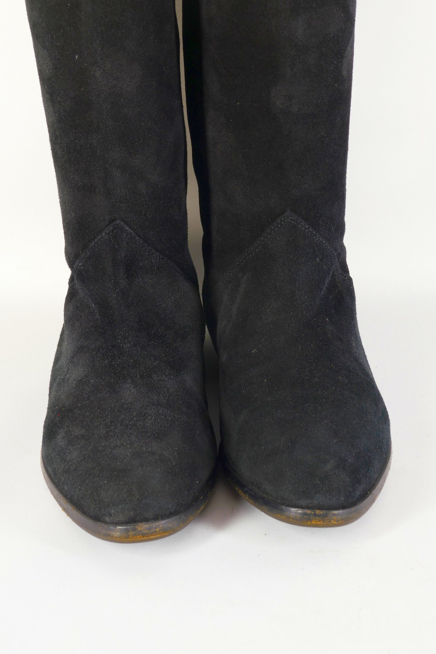 BUUTS Caravelle Vintage-Stiefel Wildleder schwarz 222032-9