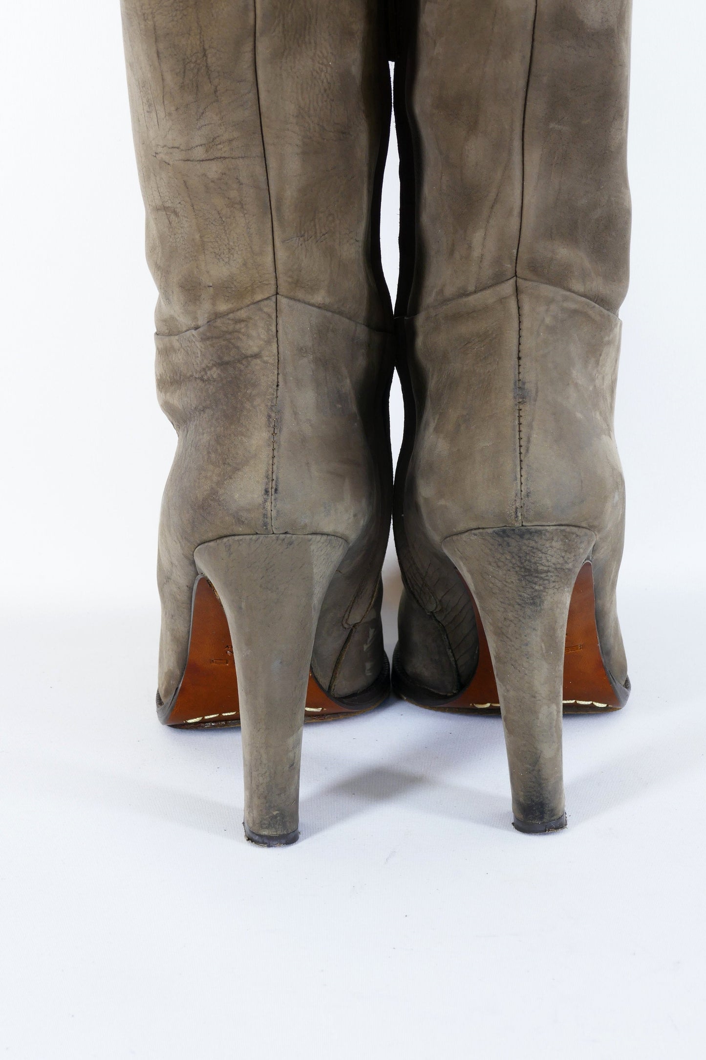BUUTS Etro Overknees Wildleder grau 222035-8