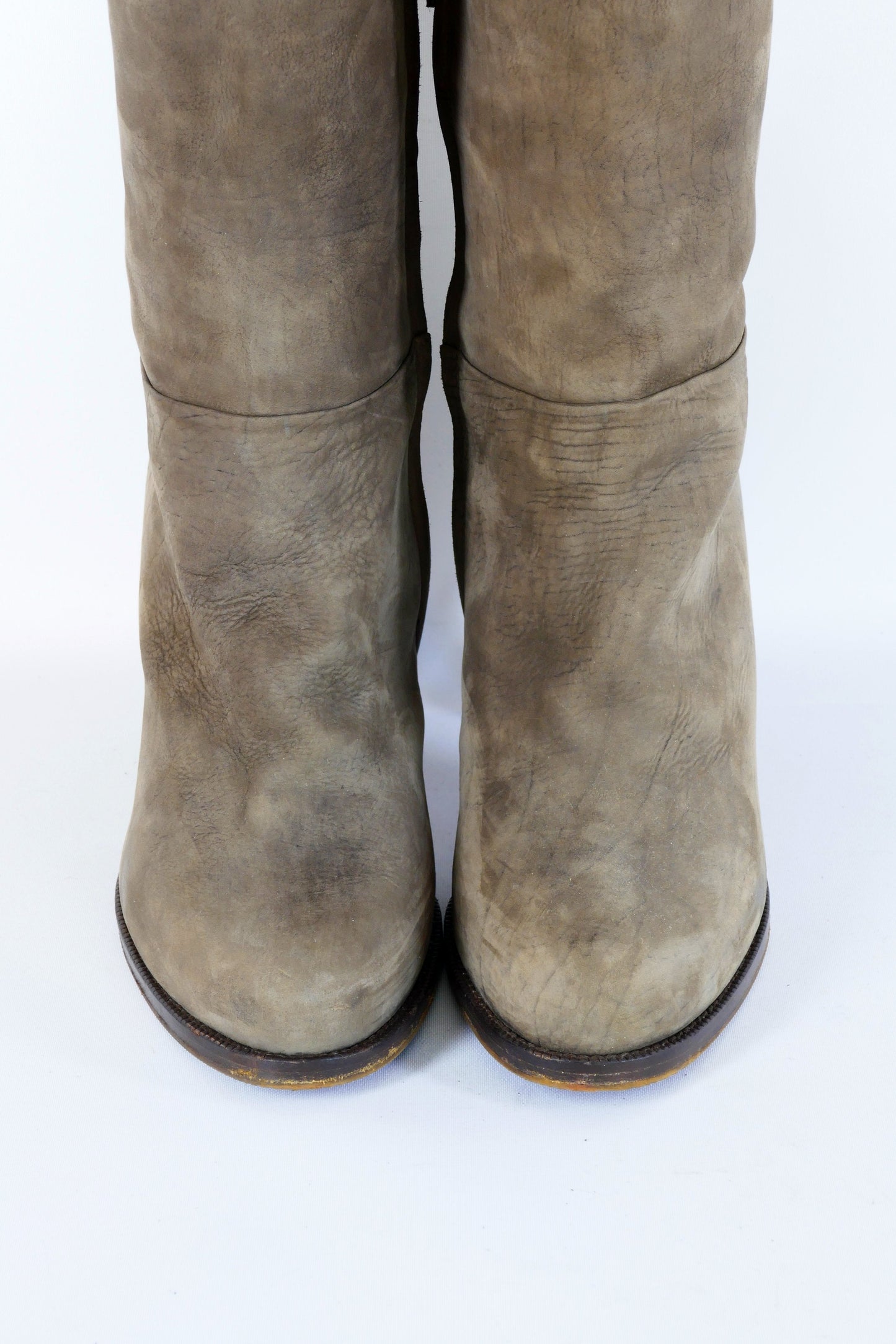 BUUTS Etro Overknees Wildleder grau 222035-9
