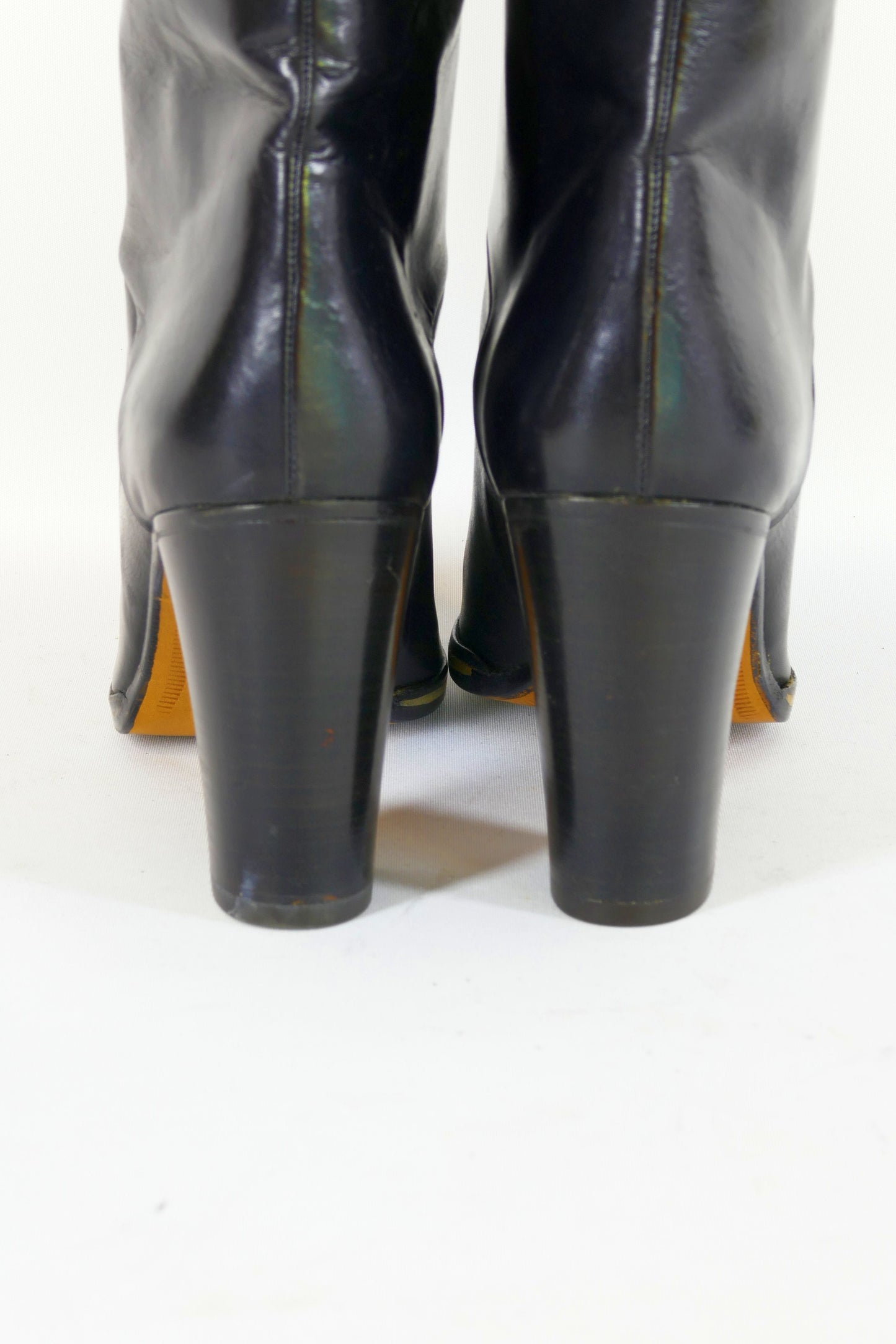 BUUTS Pollini Vintage-Stiefel Leder schwarz 222042-8