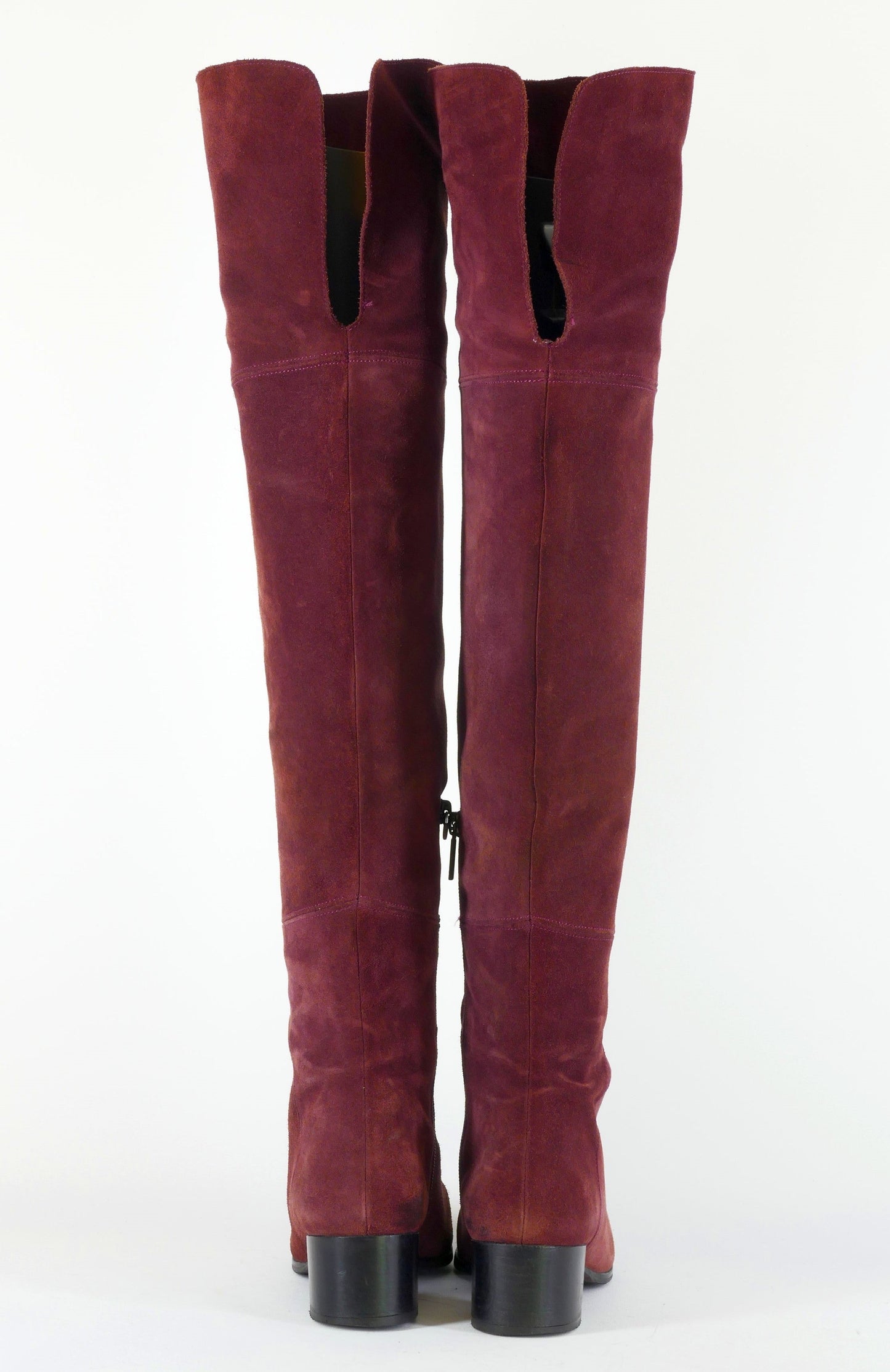 BUUTS Navyboot Overknees Wildleder bordeaux 223003-7