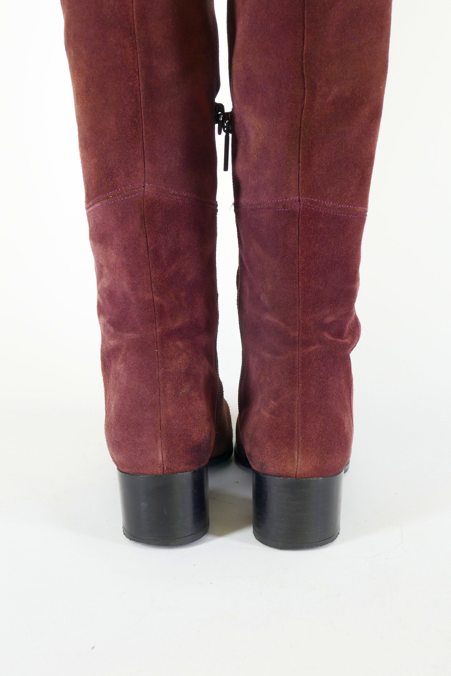 BUUTS Navyboot Overknees Wildleder bordeaux 223003-8