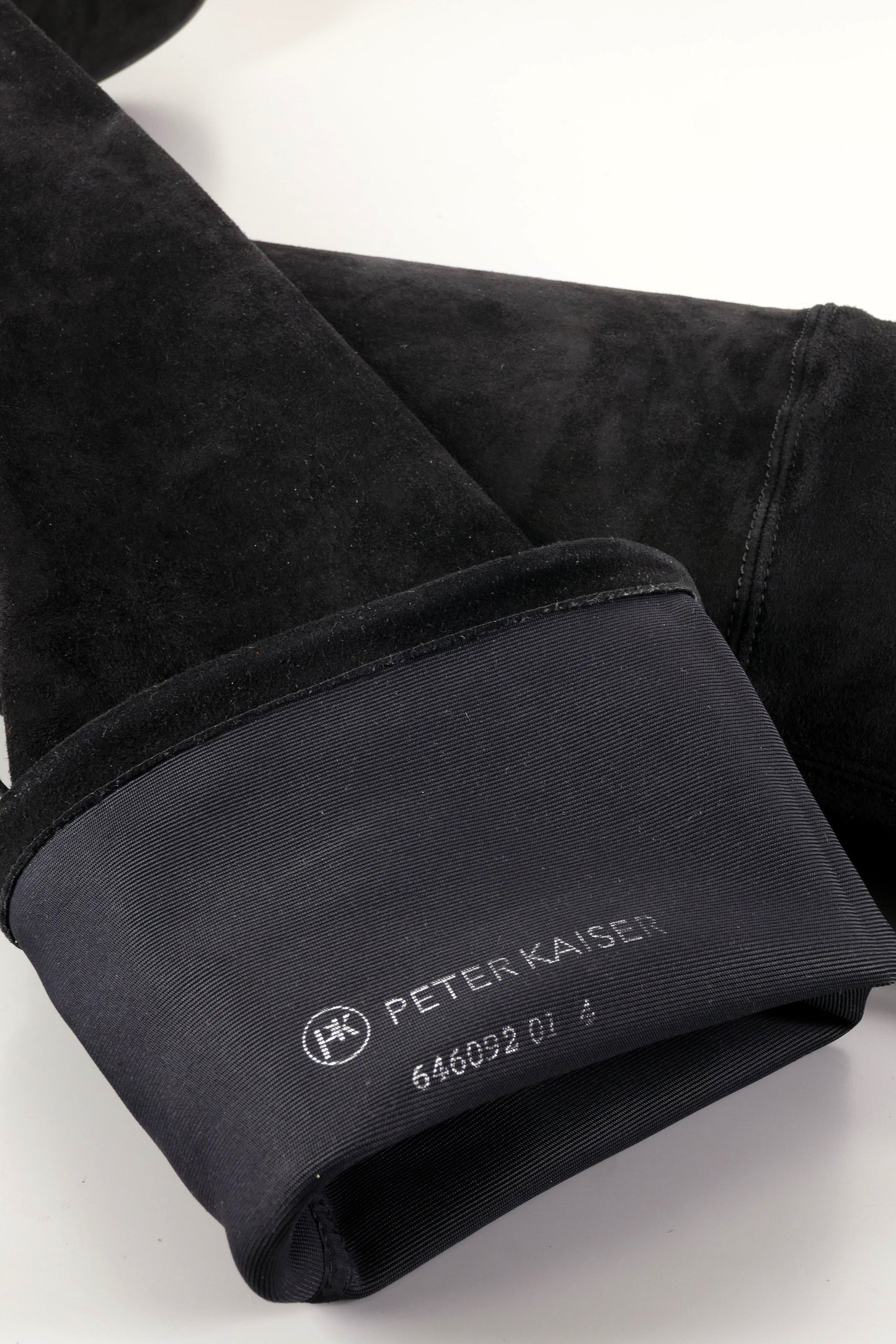 BUUTS Peter Kaiser Overknees Wildleder schwarz 223044-9