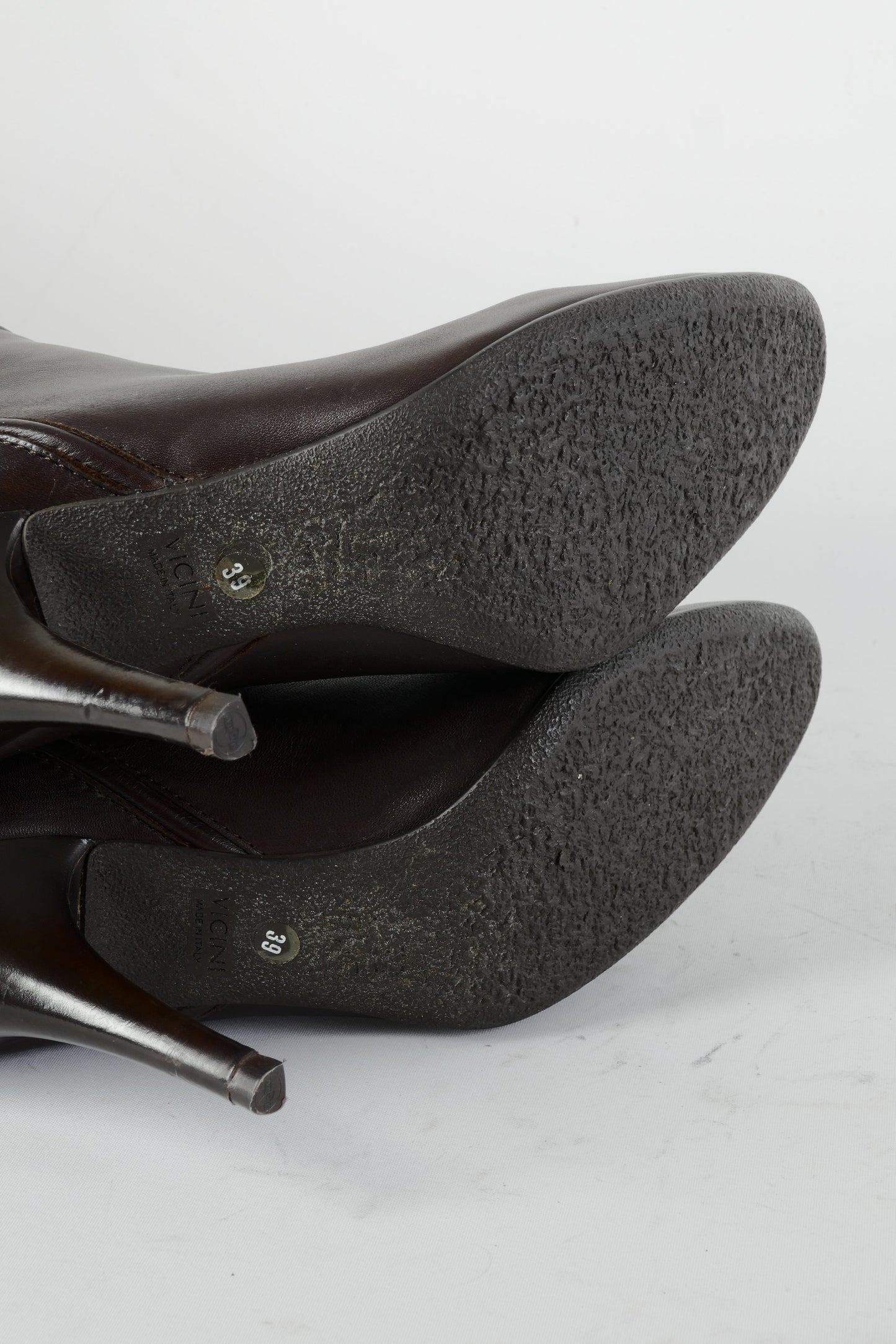 BUUTS Giuseppe Zanotti Vicini Hohe Stiefel Leder dunkelbraun 224101-8