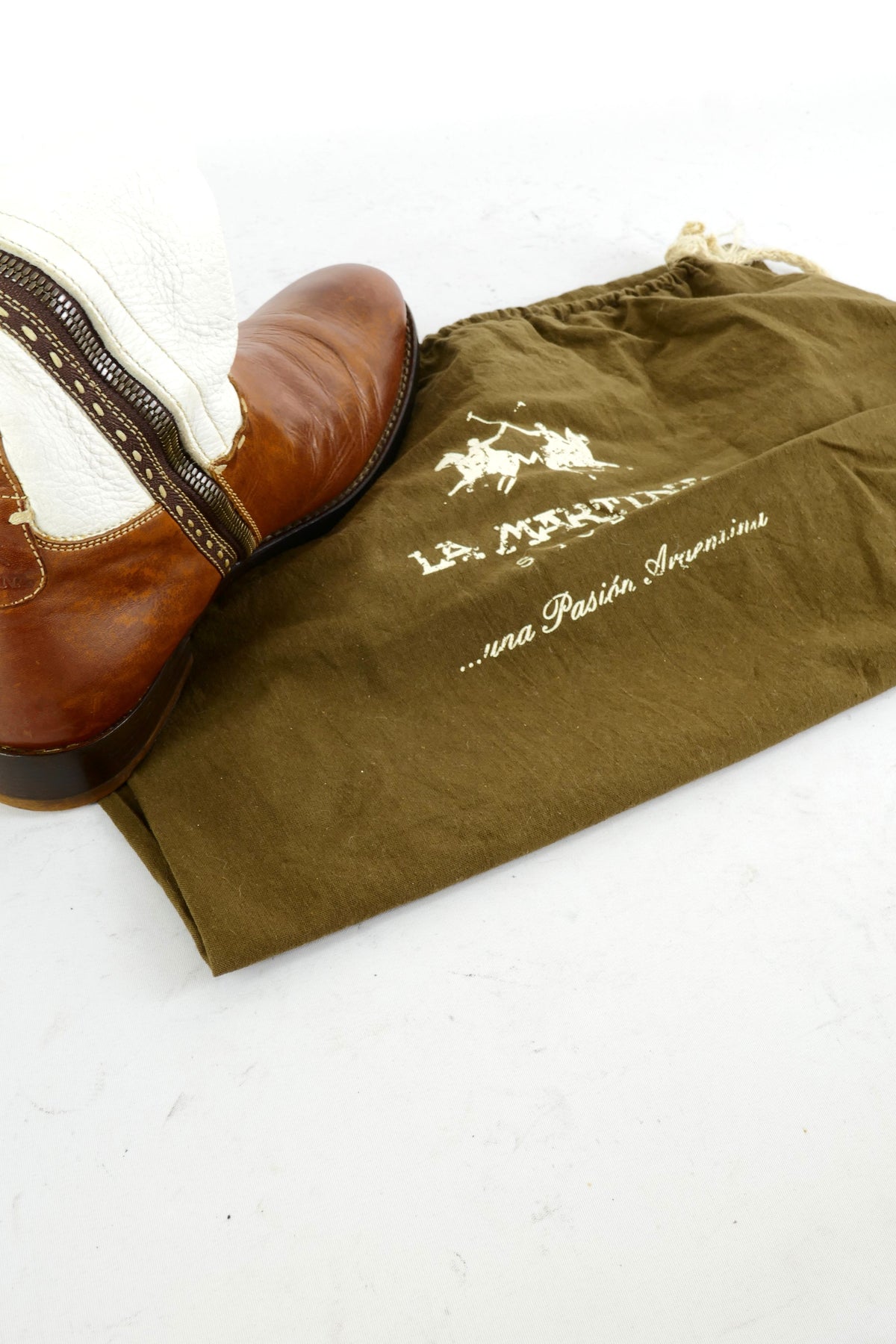 BUUTS La Martina Stiefel Leder weiß 225078-11