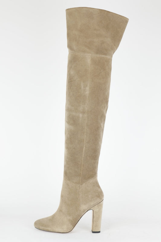 BUUTS ALDO Overknees Wildleder beige 117004-1