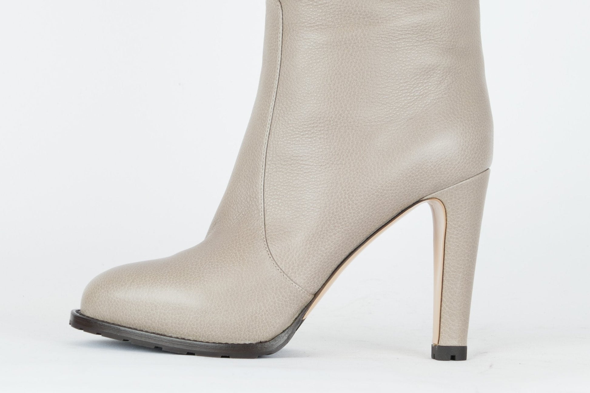 BUUTS Gianvito Rossi Hohe Stiefel Leder beige 117006-9