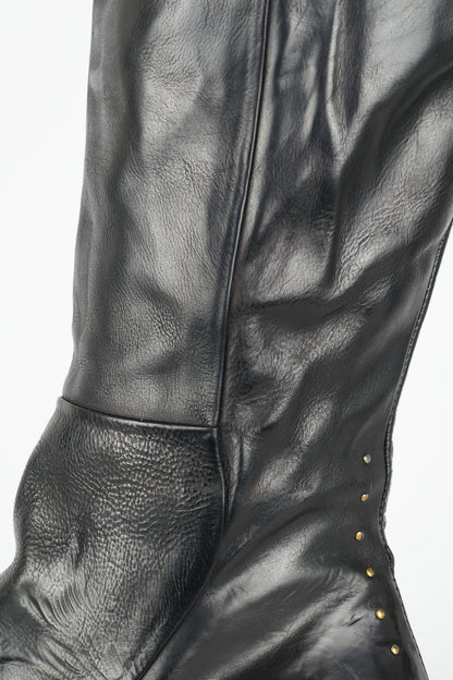 BUUTS Ducanero Hohe Stiefel Leder schwarz 117016-17