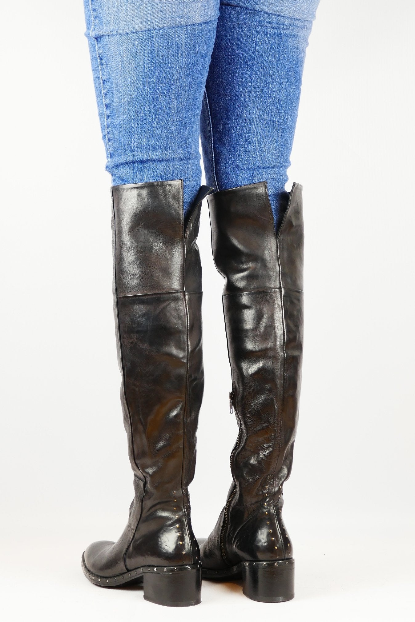 BUUTS Ducanero Hohe Stiefel Leder schwarz 117016-21