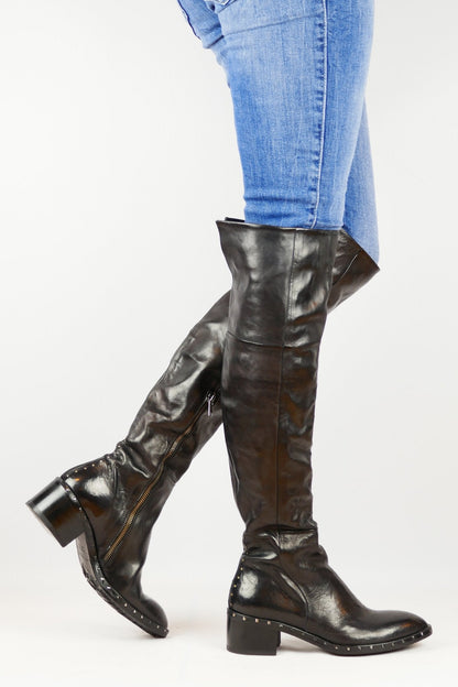 BUUTS Ducanero Hohe Stiefel Leder schwarz 117016-23