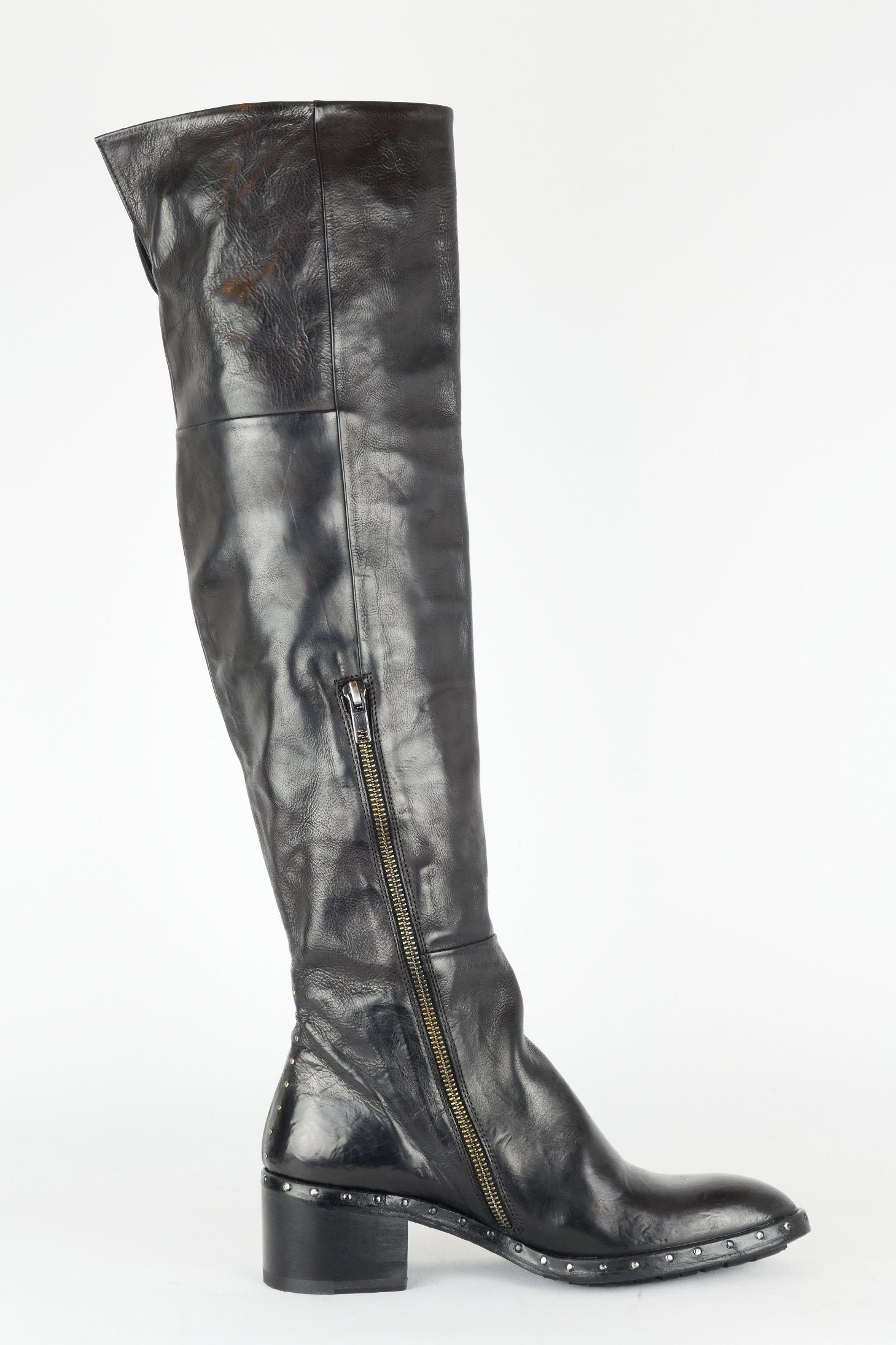 BUUTS Ducanero Hohe Stiefel Leder schwarz 117016-3