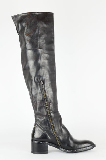 BUUTS Ducanero Hohe Stiefel Leder schwarz 117016-3