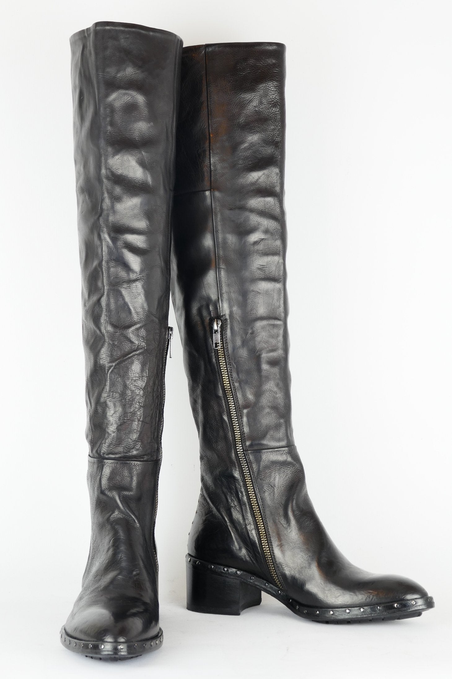 BUUTS Ducanero Hohe Stiefel Leder schwarz 117016-6