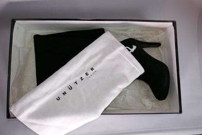 BUUTS Unützer Overknees Wildleder schwarz 117020-11