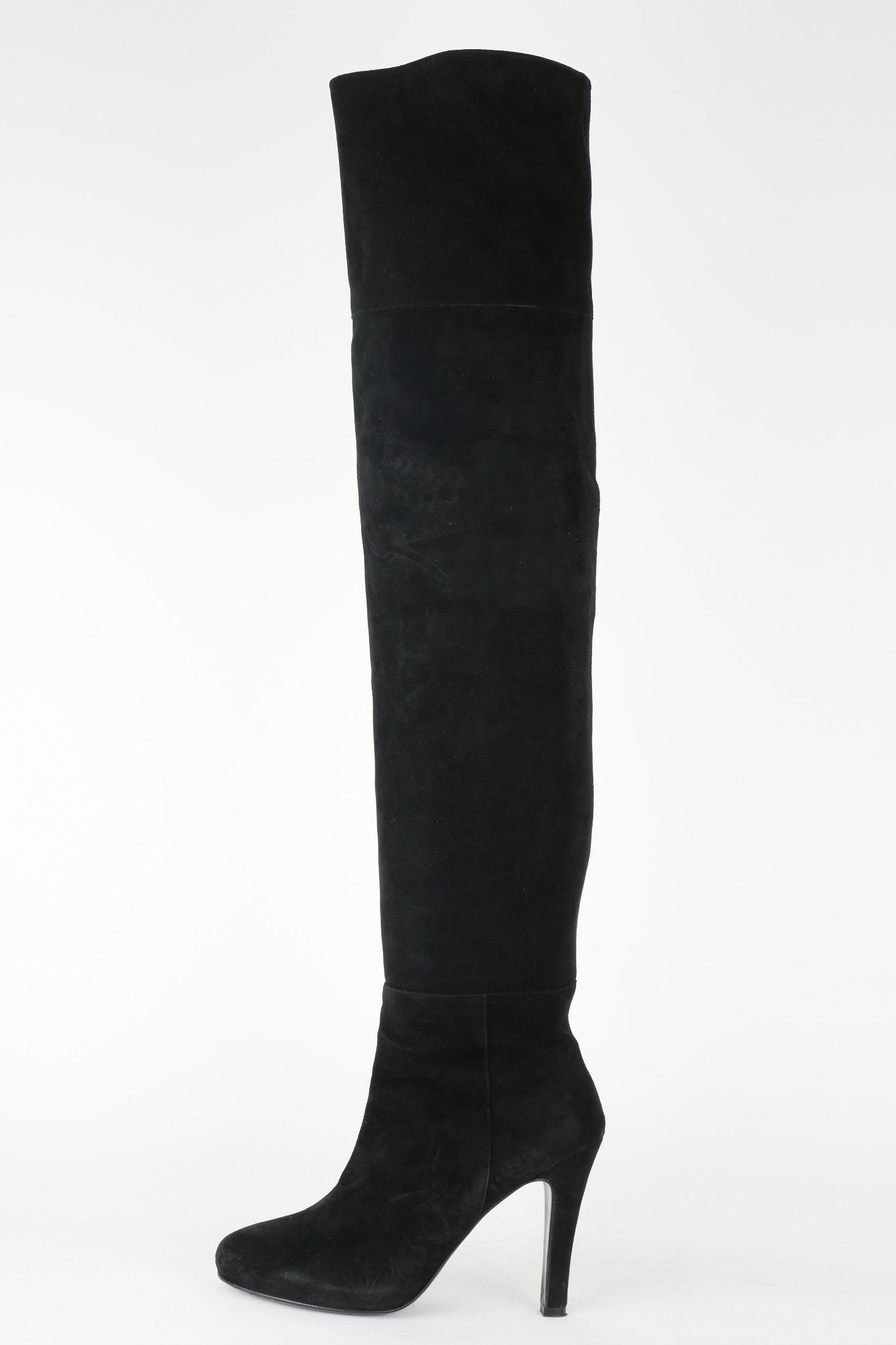 BUUTS Unützer Overknees Wildleder schwarz 117020-1