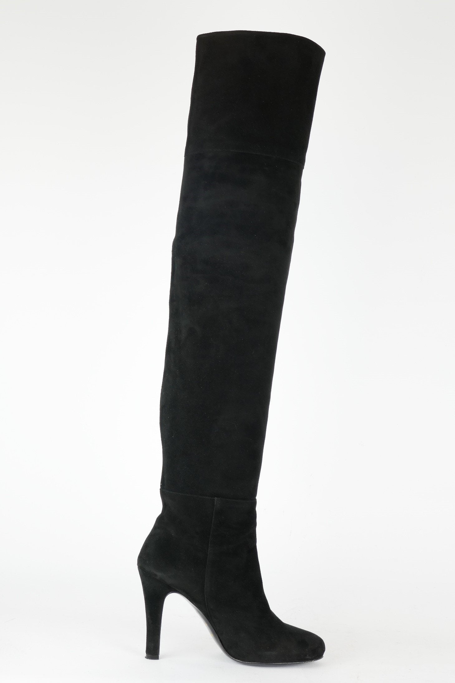BUUTS Unützer Overknees Wildleder schwarz 117020-3