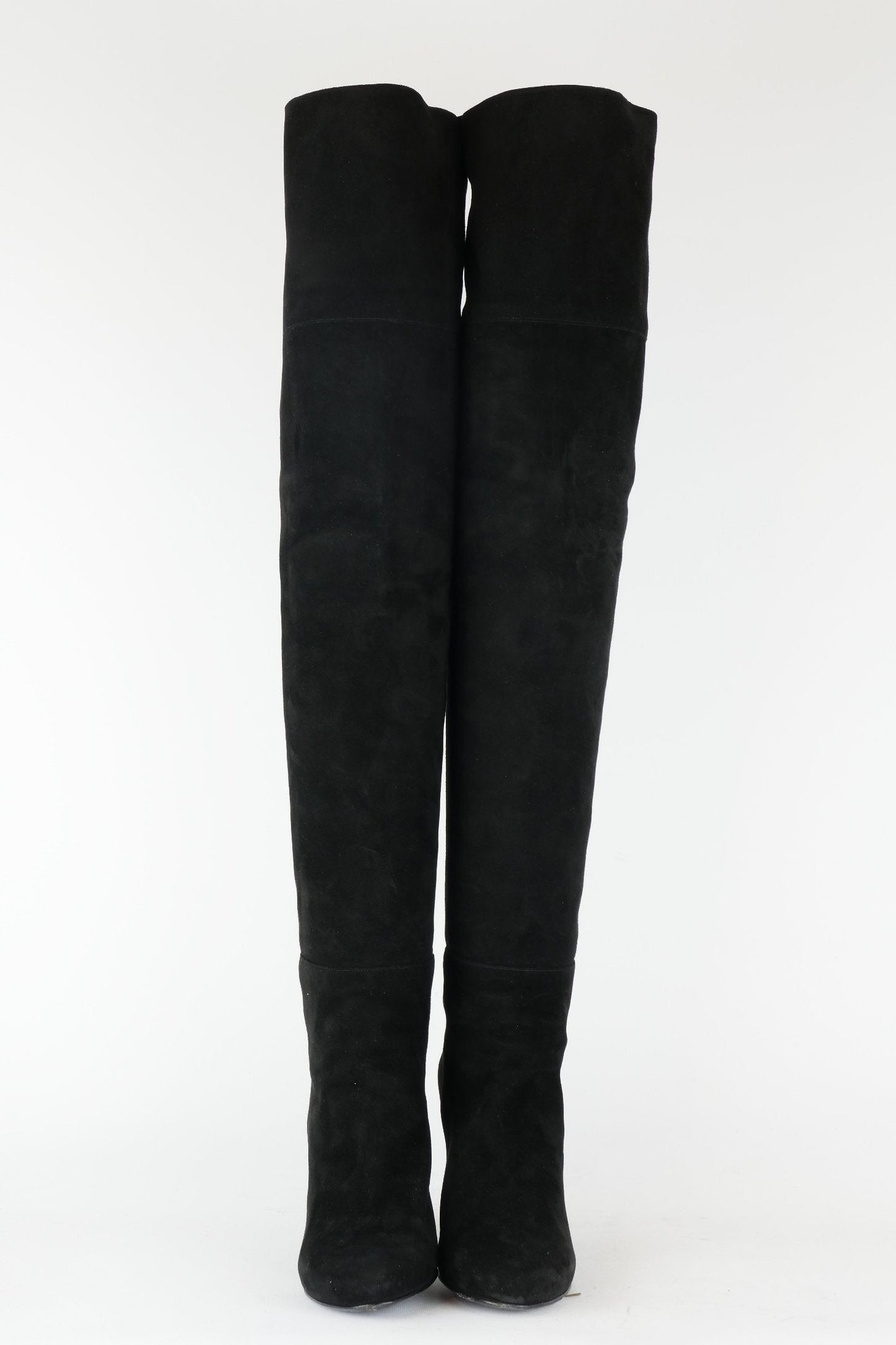 BUUTS Unützer Overknees Wildleder schwarz 117020-4