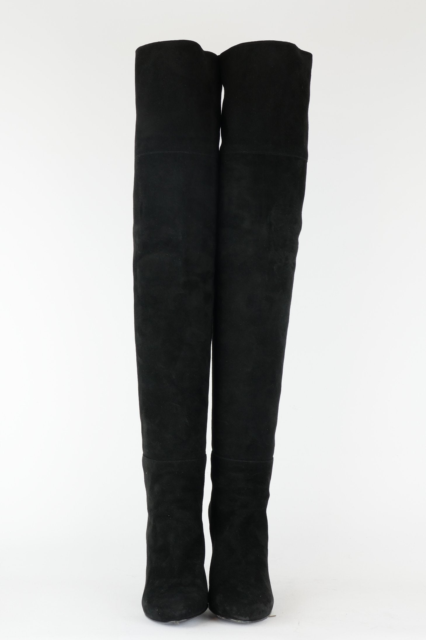 BUUTS Unützer Overknees Wildleder schwarz 117020-4