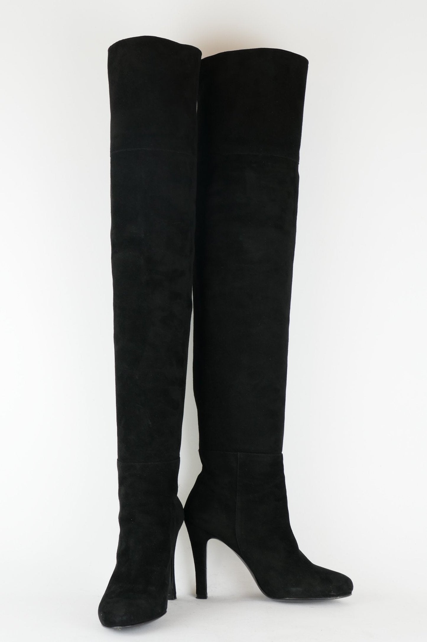 BUUTS Unützer Overknees Wildleder schwarz 117020-6