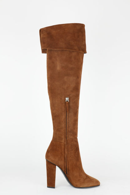 BUUTS Giuseppe Zanotti Overknees Wildleder cognac 118002-11